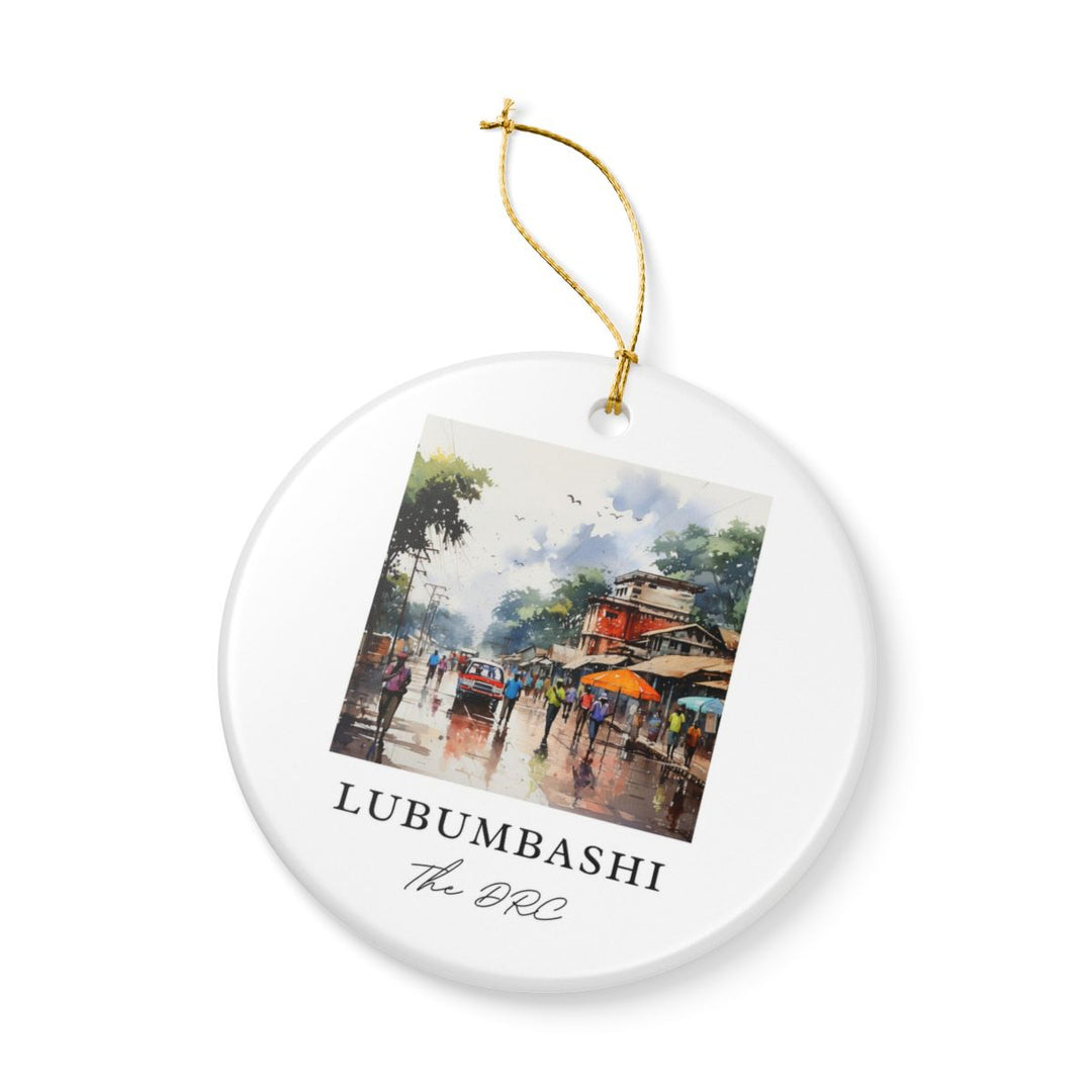 Lubumbashi Democratic Republic of the Congo Ornament: Unique Lubumbashi Democratic Republic of the Congo Souvenir