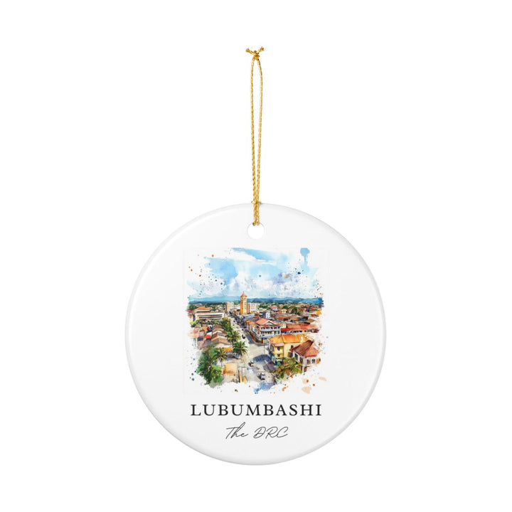 Lubumbashi the Drc Ornament: Unique Lubumbashi the Drc Souvenir, Lubumbashi the Drc Xmas Decor, and Authentic Lubumbashi the Drc Gift