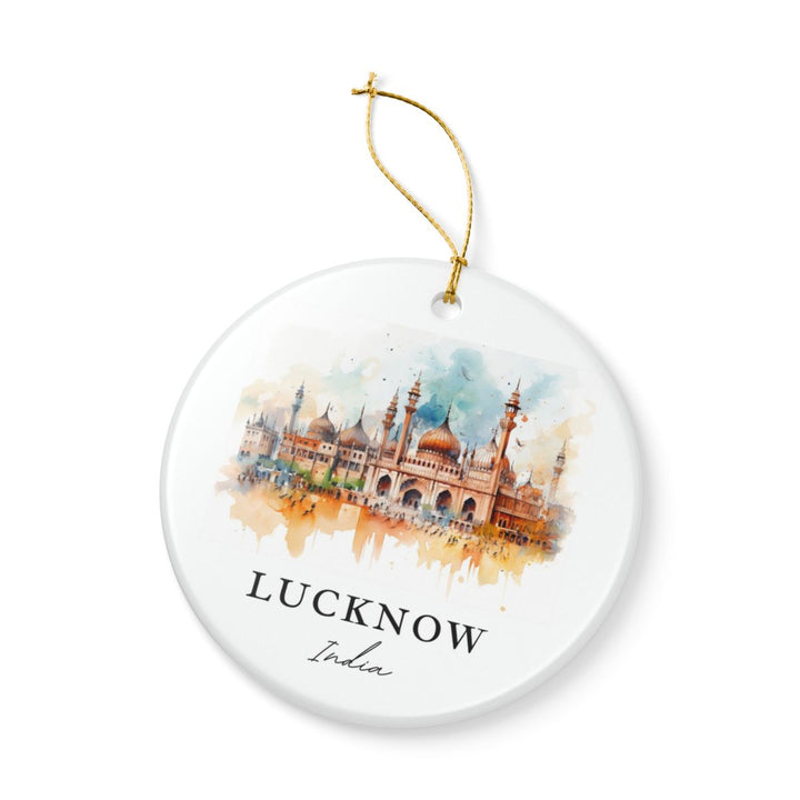 Lucknow India Ornament: Unique Lucknow Souvenir, Lucknow India Xmas Decor, and Authentic Lucknow Gift