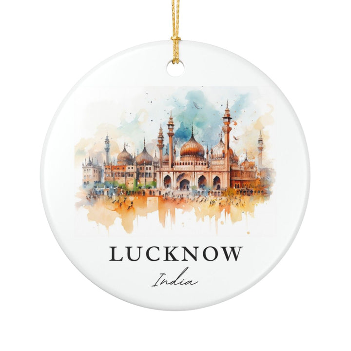 Lucknow India Ornament: Unique Lucknow Souvenir, Lucknow India Xmas Decor, and Authentic Lucknow Gift