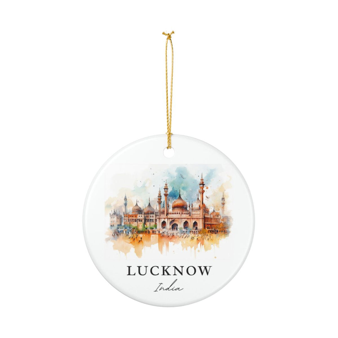 Lucknow India Ornament: Unique Lucknow Souvenir, Lucknow India Xmas Decor, and Authentic Lucknow Gift