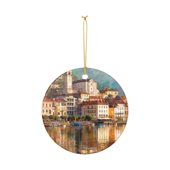 Lugano Switzerland Ornament: Unique Lugano Switzerland Souvenir, Lugano Switzerland Xmas Decor, and Authentic Lugano Switzerland Gift