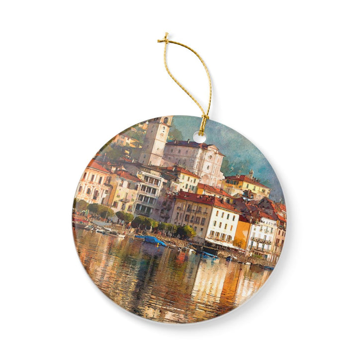 Lugano Switzerland Ornament: Unique Lugano Switzerland Souvenir, Lugano Switzerland Xmas Decor, and Authentic Lugano Switzerland Gift