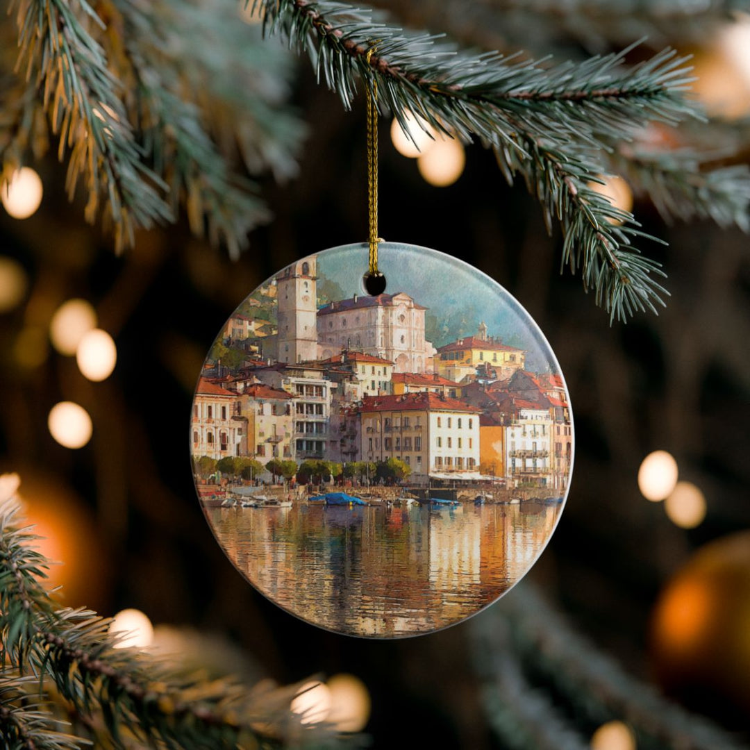 Lugano Switzerland Ornament: Unique Lugano Switzerland Souvenir, Lugano Switzerland Xmas Decor, and Authentic Lugano Switzerland Gift