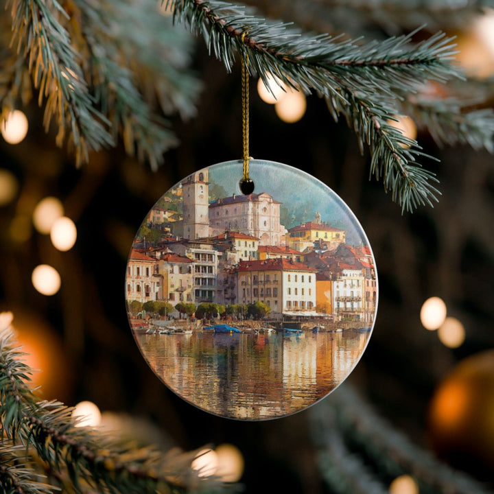 Lugano Switzerland Ornament: Unique Lugano Switzerland Souvenir, Lugano Switzerland Xmas Decor, and Authentic Lugano Switzerland Gift