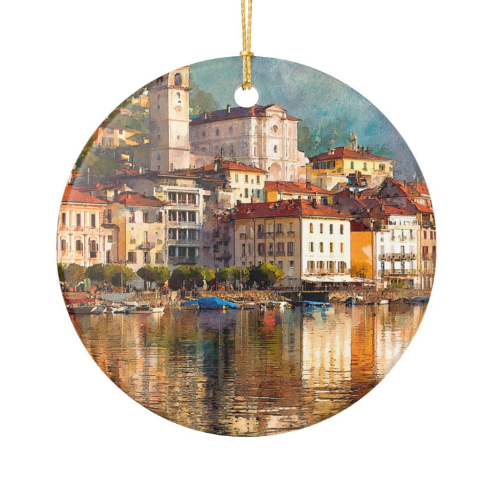 Lugano Switzerland Ornament: Unique Lugano Switzerland Souvenir, Lugano Switzerland Xmas Decor, and Authentic Lugano Switzerland Gift