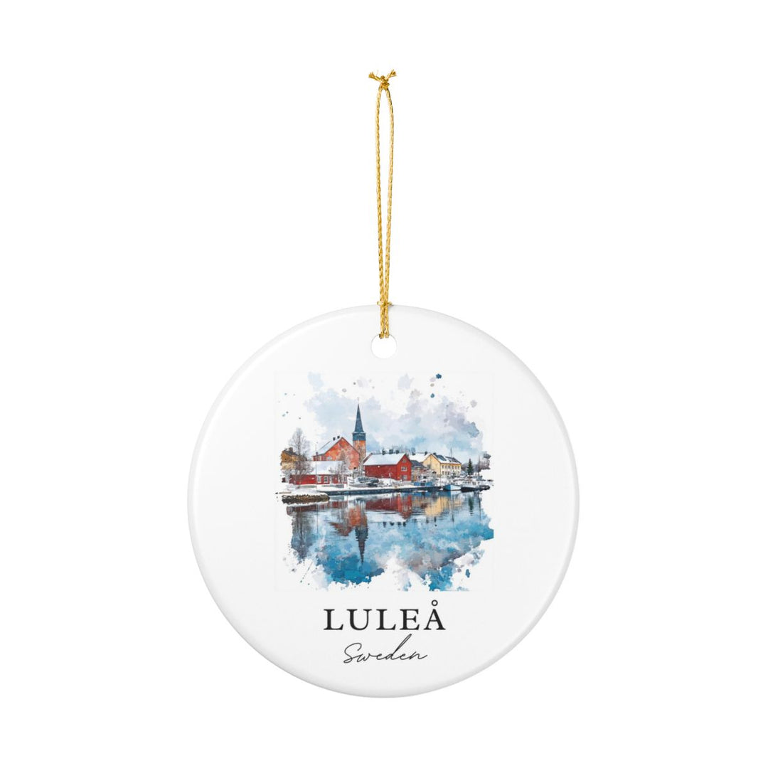 Lulea Ornament: Unique Lulea Souvenir, Lulea Xmas Decor, and Authentic Lulea Gift