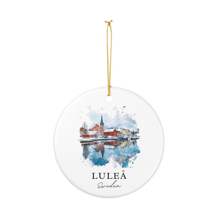 Lulea Ornament: Unique Lulea Souvenir, Lulea Xmas Decor, and Authentic Lulea Gift