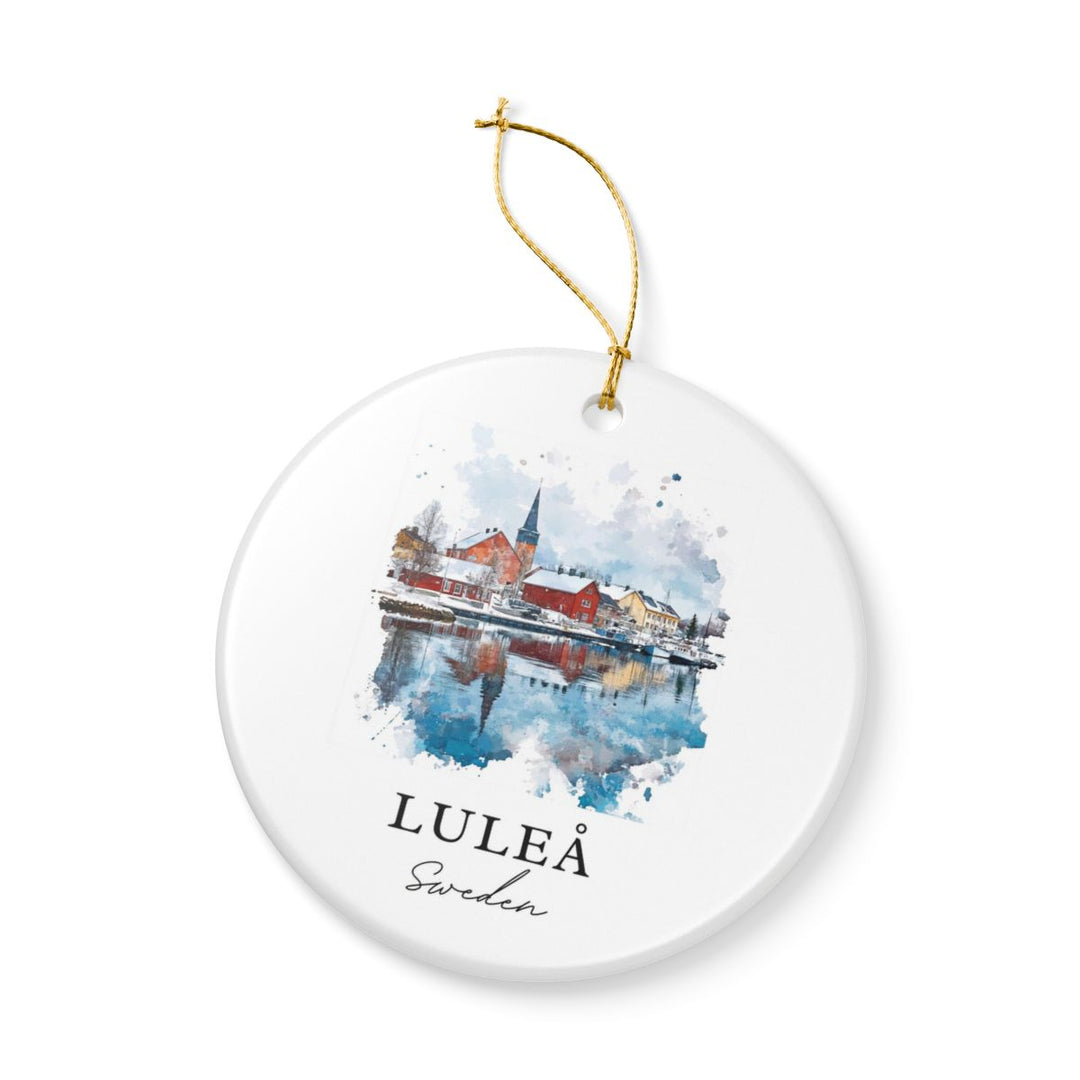 Lulea Ornament: Unique Lulea Souvenir, Lulea Xmas Decor, and Authentic Lulea Gift