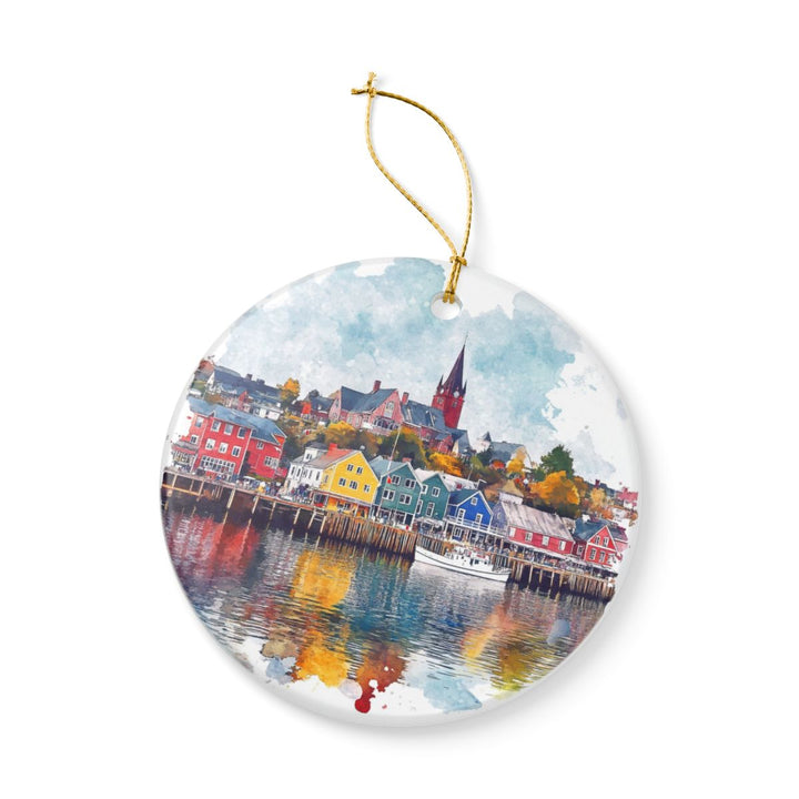 Lunenburg Ornament: Unique Lunenburg Souvenir, Lunenburg Xmas Decor, and Authentic Lunenburg Gift