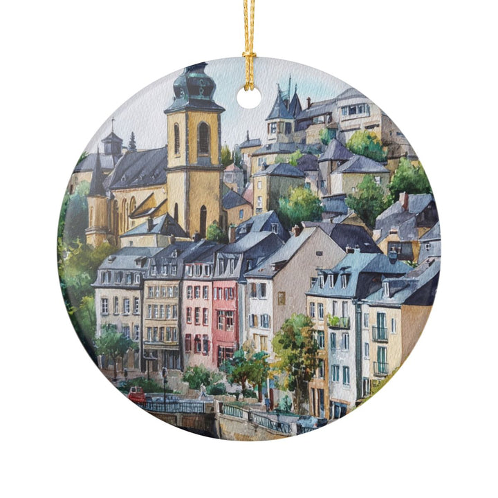 Luxembourg City Luxembourg Ornament: Unique Luxembourg City Souvenir, Luxembourg City Luxembourg Xmas Decor, and Authentic Luxembourg City Gift