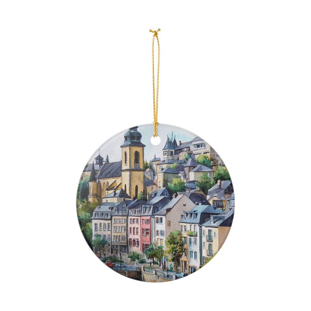 Luxembourg City Luxembourg Ornament: Unique Luxembourg City Souvenir, Luxembourg City Luxembourg Xmas Decor, and Authentic Luxembourg City Gift