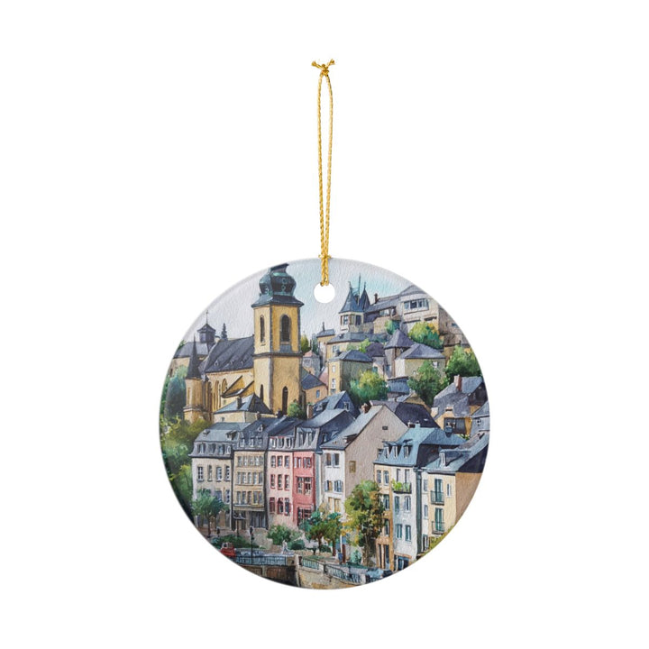 Luxembourg City Luxembourg Ornament: Unique Luxembourg City Souvenir, Luxembourg City Luxembourg Xmas Decor, and Authentic Luxembourg City Gift