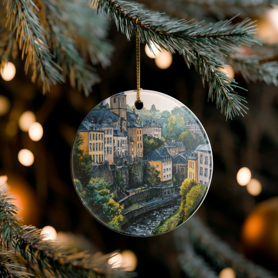 Luxembourg City Luxembourg Ornament: Unique Luxembourg City Souvenir, Luxembourg City Luxembourg Xmas Decor, and Authentic Luxembourg City Gift