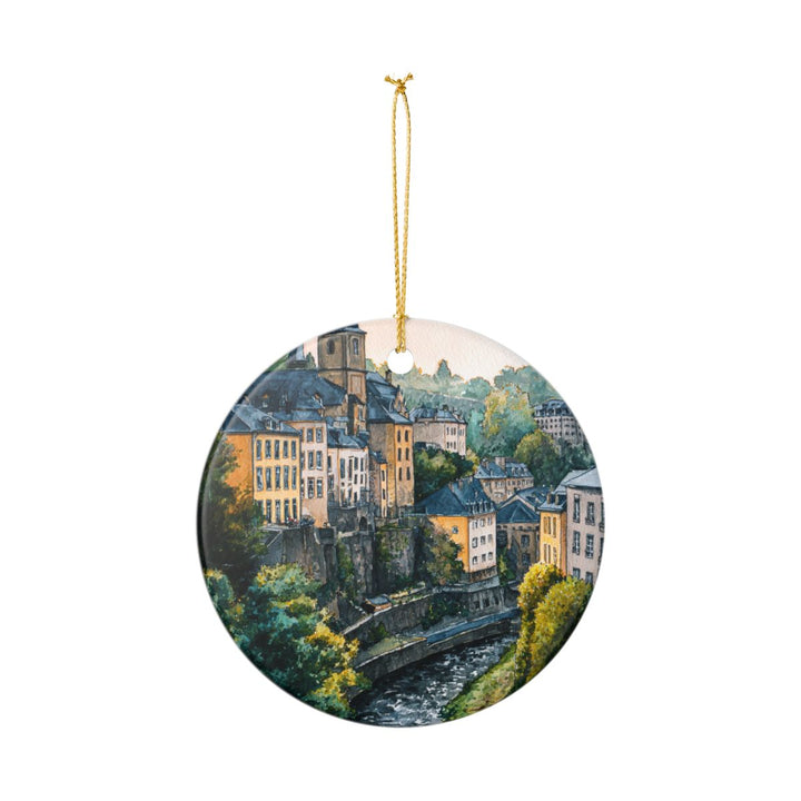 Luxembourg City Luxembourg Ornament: Unique Luxembourg City Souvenir, Luxembourg City Luxembourg Xmas Decor, and Authentic Luxembourg City Gift