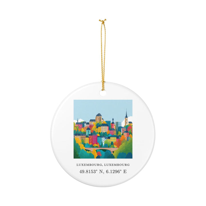 Luxembourg Ornament: Unique Luxembourg Souvenir, Luxembourg Xmas Decor, and Authentic Luxembourg Gift
