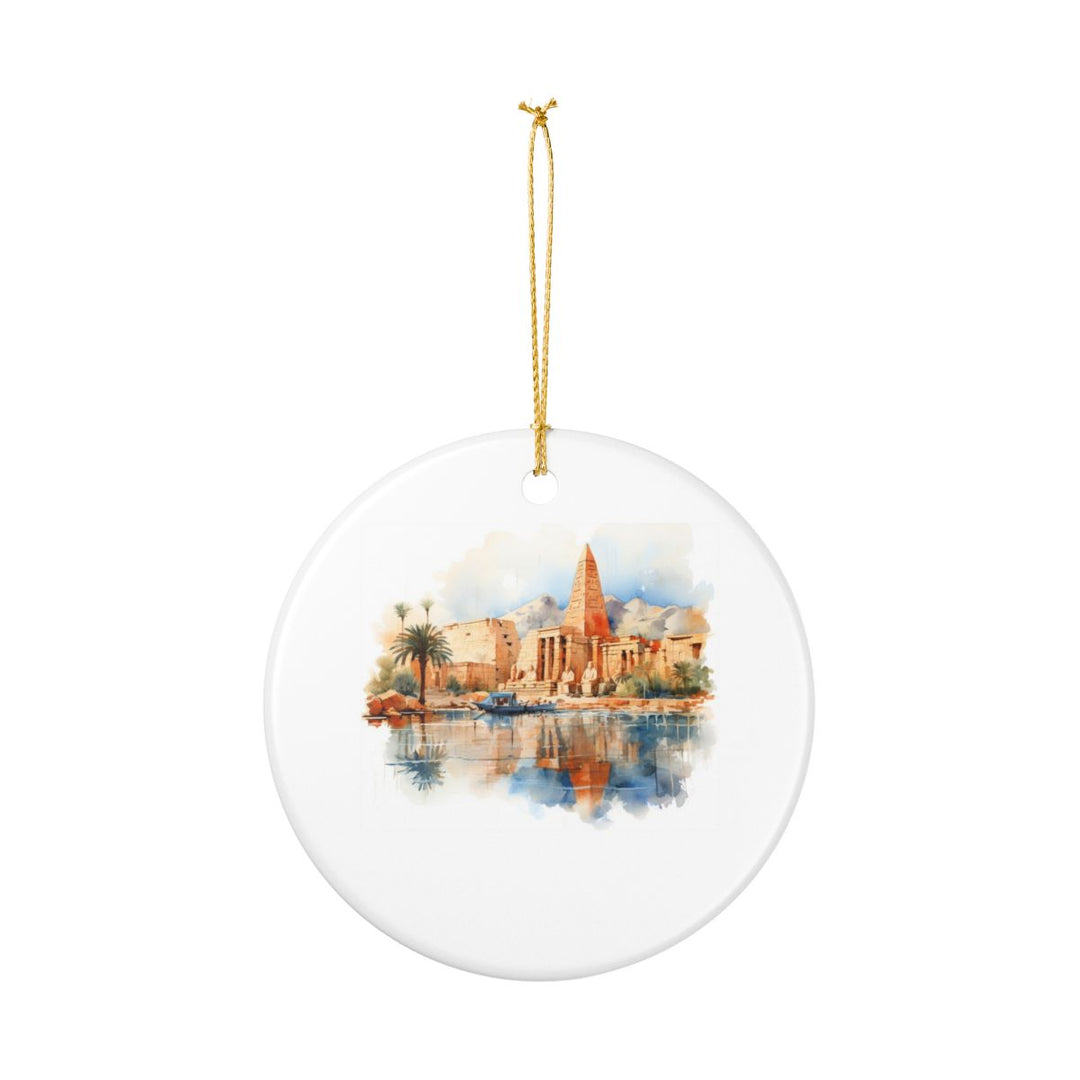 Luxor Egypt Ornament: Unique Luxor Souvenir, Luxor Egypt Xmas Decor, and Authentic Luxor Gift