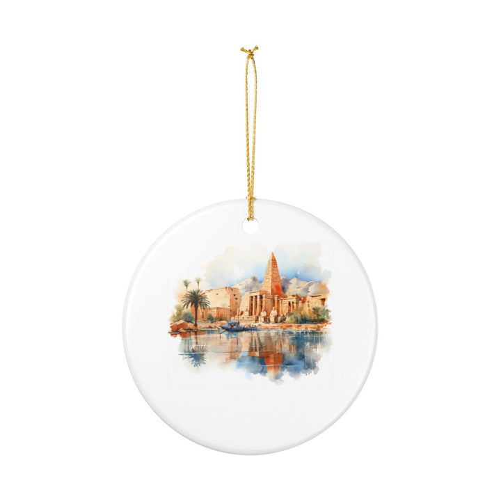 Luxor Egypt Ornament: Unique Luxor Souvenir, Luxor Egypt Xmas Decor, and Authentic Luxor Gift