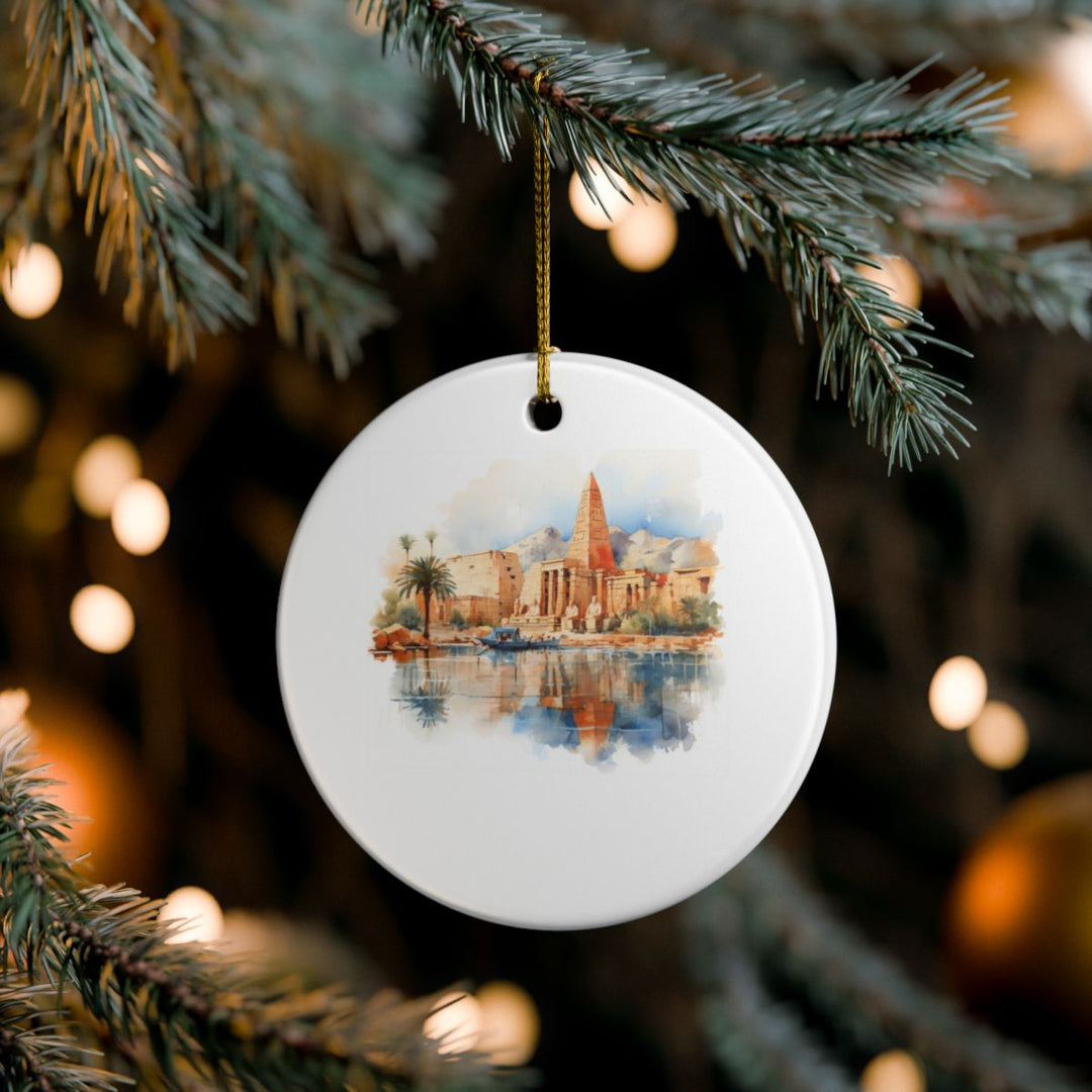 Luxor Egypt Ornament: Unique Luxor Souvenir, Luxor Egypt Xmas Decor, and Authentic Luxor Gift