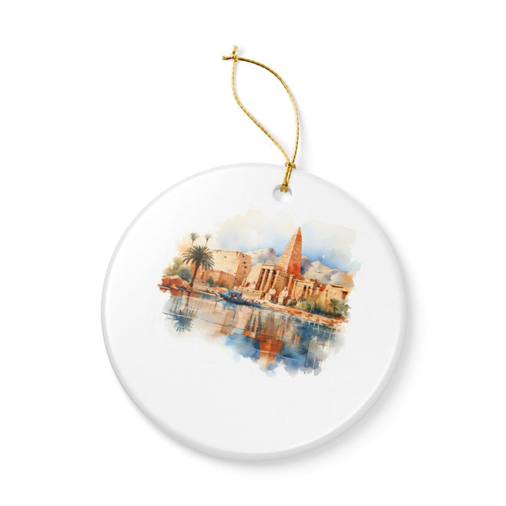 Luxor Egypt Ornament: Unique Luxor Souvenir, Luxor Egypt Xmas Decor, and Authentic Luxor Gift