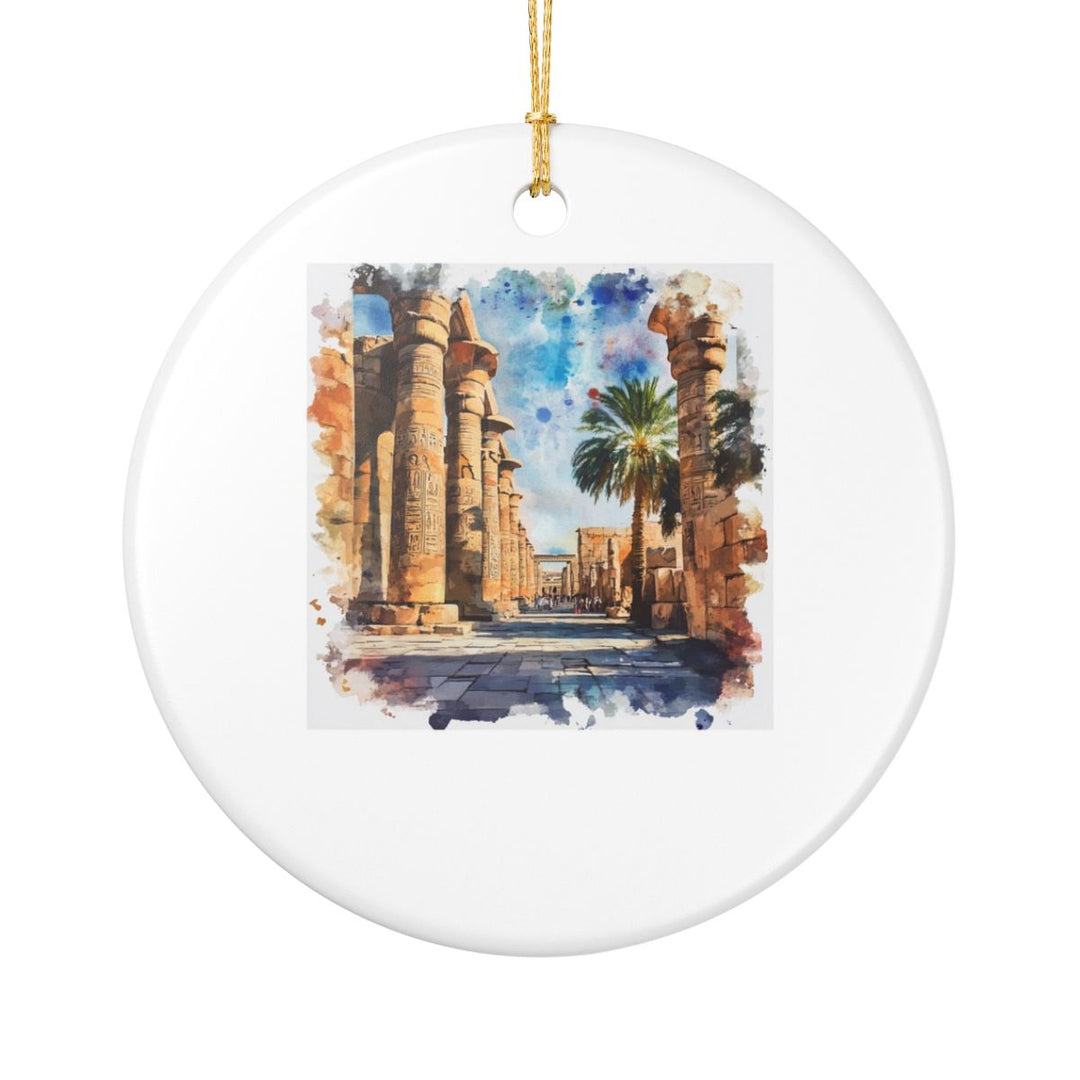 Luxor Egypt Ornament: Unique Luxor Souvenir, Luxor Egypt Xmas Decor, and Authentic Luxor Gift