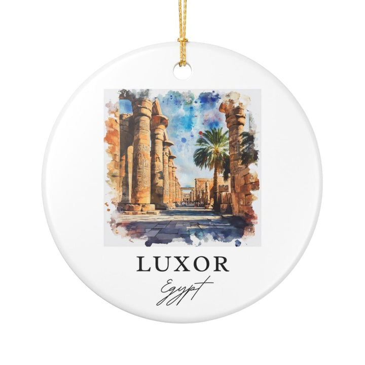Luxor Egypt Ornament | Christmas Travel Souvenir Gift