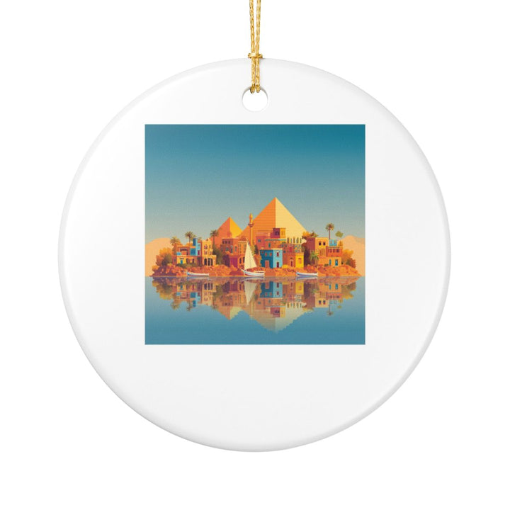 Luxor Egypt Ornament: Unique Luxor Souvenir, Luxor Egypt Xmas Decor, and Authentic Luxor Gift