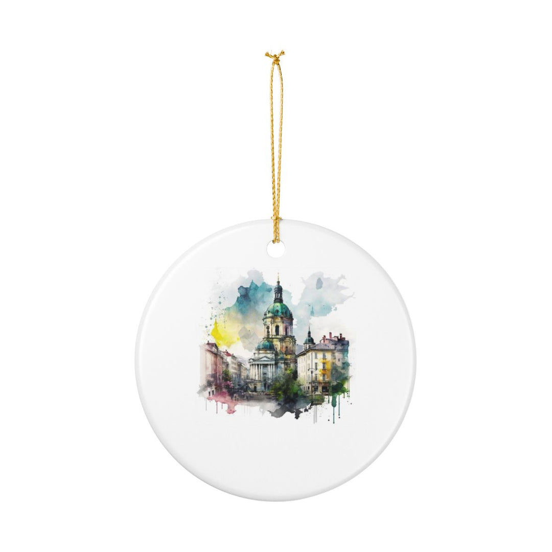 Lviv Ukraine Ornament: Unique Lviv Souvenir, Lviv Ukraine Xmas Decor, and Authentic Lviv Gift
