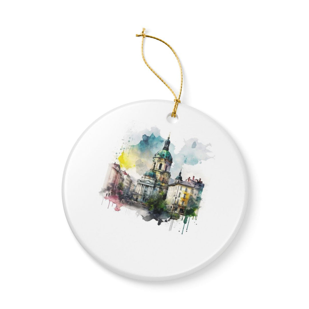 Lviv Ukraine Ornament: Unique Lviv Souvenir, Lviv Ukraine Xmas Decor, and Authentic Lviv Gift