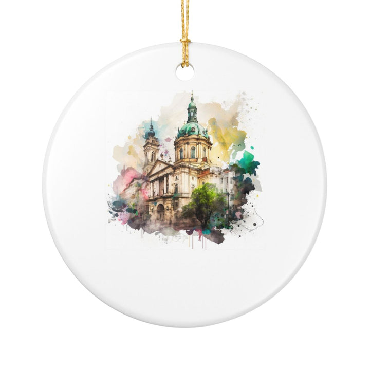 Lviv Ukraine Ornament: Unique Lviv Souvenir, Lviv Ukraine Xmas Decor, and Authentic Lviv Gift