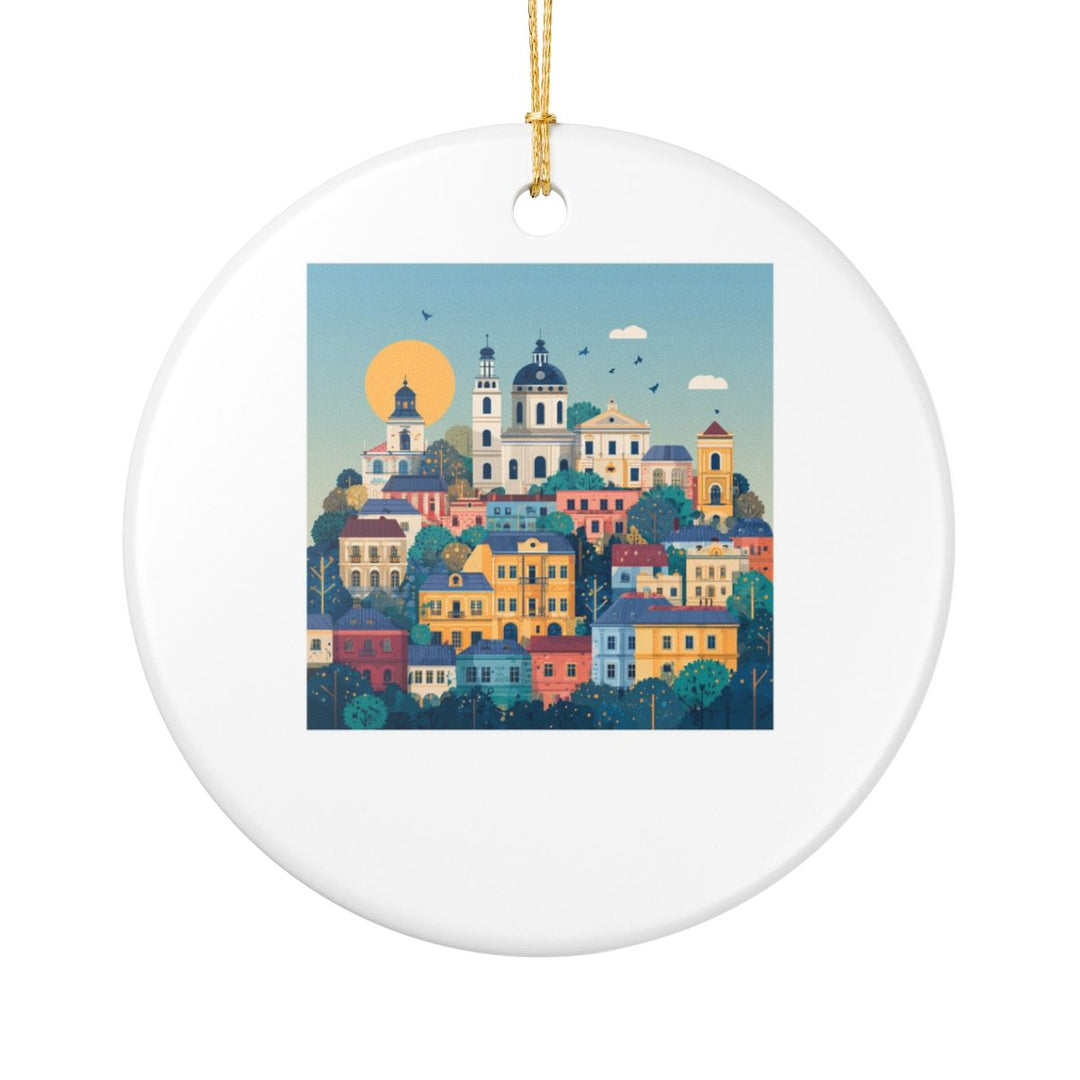 Lviv Ukraine Ornament: Unique Lviv Souvenir, Lviv Ukraine Xmas Decor, and Authentic Lviv Gift