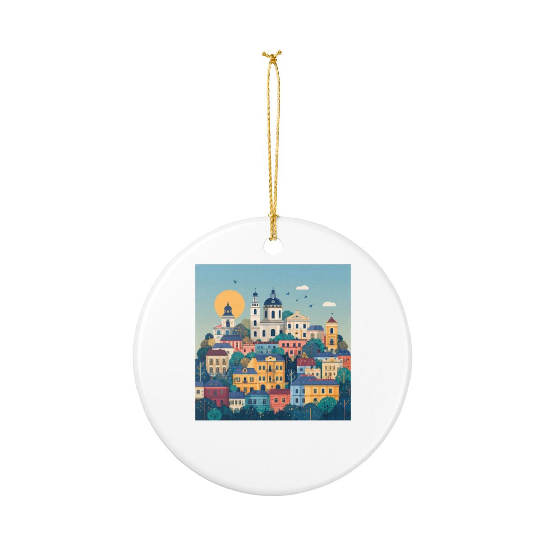 Lviv Ukraine Ornament: Unique Lviv Souvenir, Lviv Ukraine Xmas Decor, and Authentic Lviv Gift