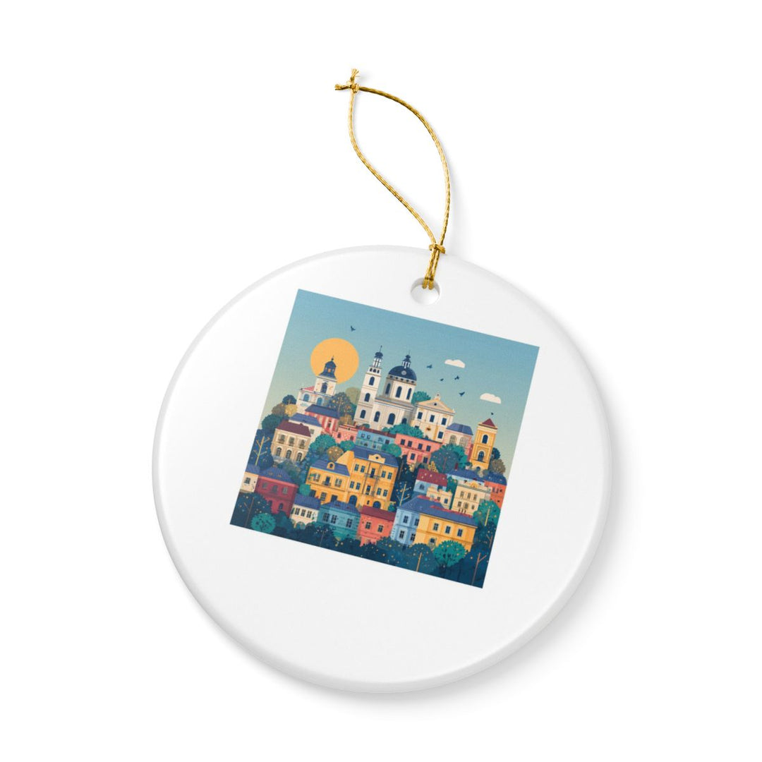 Lviv Ukraine Ornament: Unique Lviv Souvenir, Lviv Ukraine Xmas Decor, and Authentic Lviv Gift
