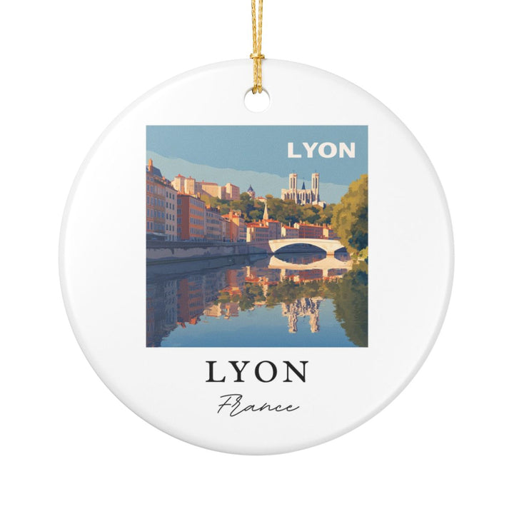 Lyon France Ornament | Christmas Travel Souvenir Gift