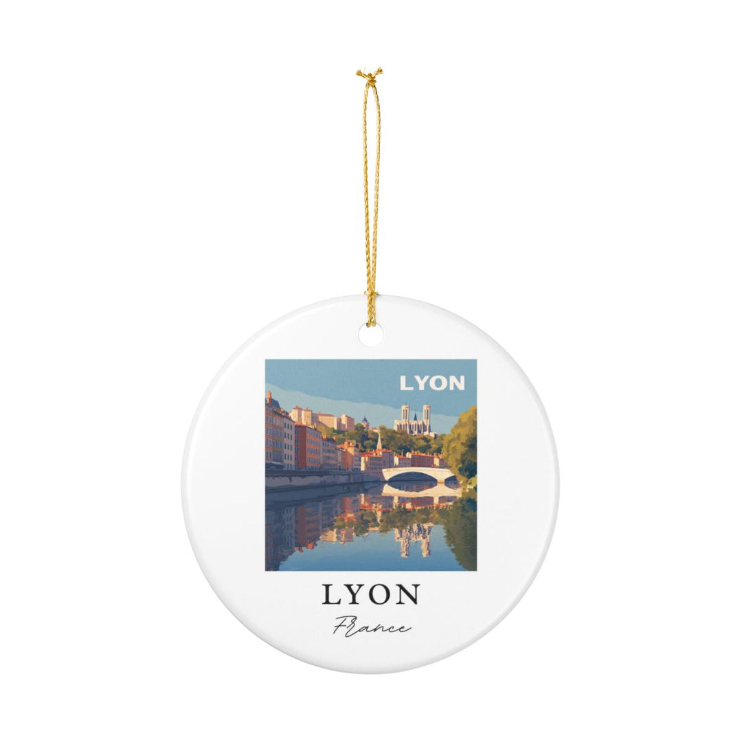 Lyon France Ornament | Christmas Travel Souvenir Gift