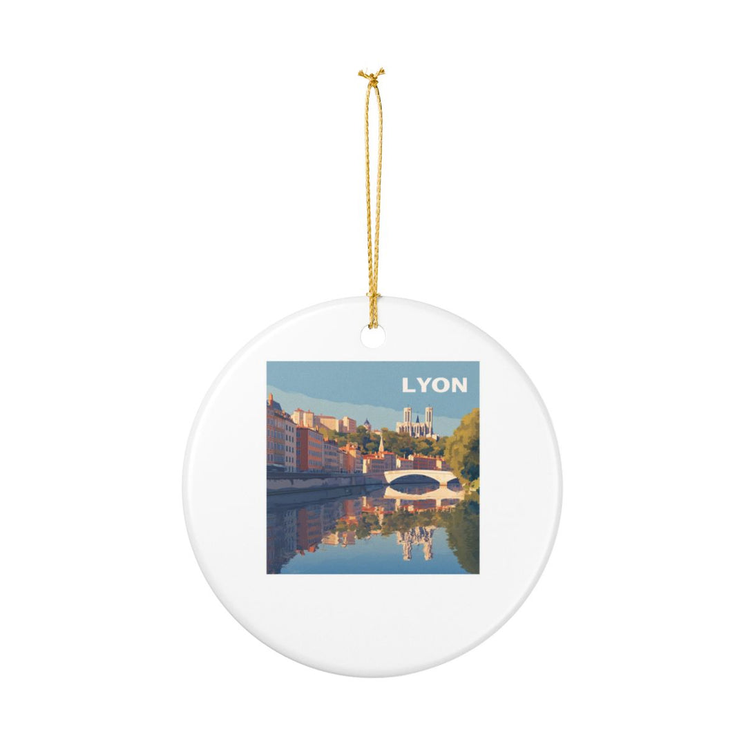 Lyon France Ornament: Unique Lyon Souvenir, Lyon France Xmas Decor, and Authentic Lyon Gift