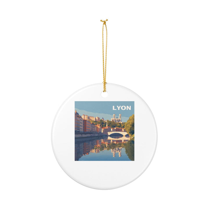 Lyon France Ornament: Unique Lyon Souvenir, Lyon France Xmas Decor, and Authentic Lyon Gift
