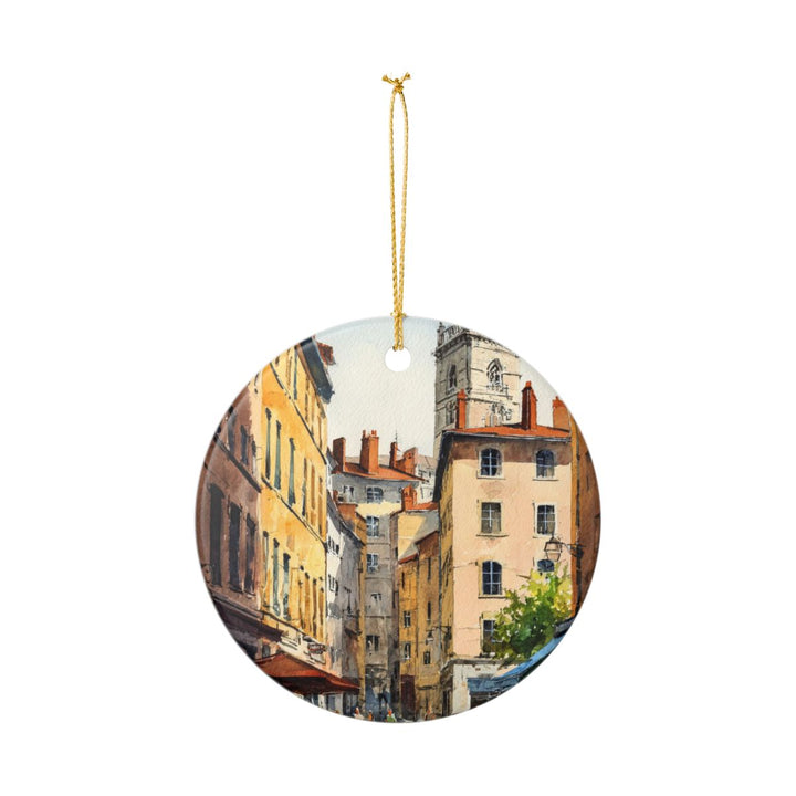 Lyon France Ornament: Unique Lyon Souvenir, Lyon France Xmas Decor, and Authentic Lyon Gift