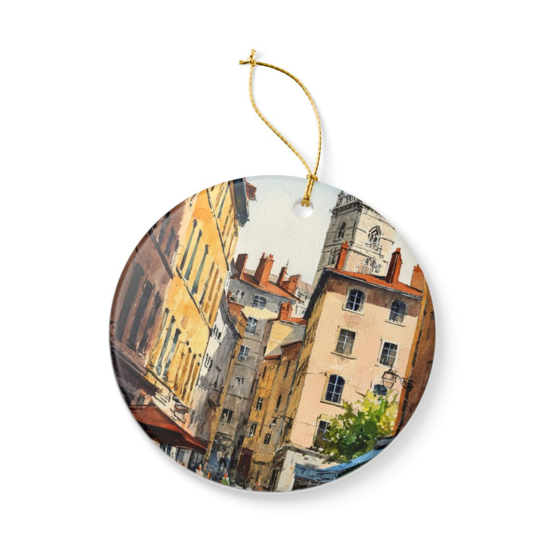 Lyon France Ornament: Unique Lyon Souvenir, Lyon France Xmas Decor, and Authentic Lyon Gift