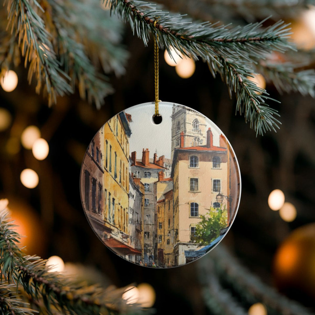 Lyon France Ornament: Unique Lyon Souvenir, Lyon France Xmas Decor, and Authentic Lyon Gift
