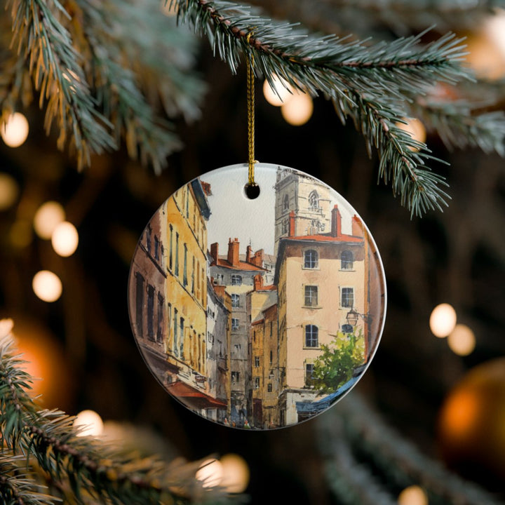 Lyon France Ornament: Unique Lyon Souvenir, Lyon France Xmas Decor, and Authentic Lyon Gift