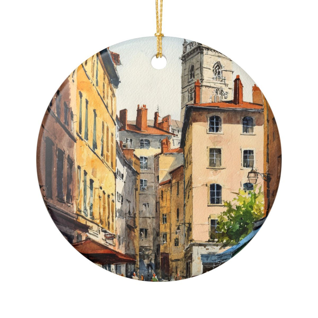 Lyon France Ornament: Unique Lyon Souvenir, Lyon France Xmas Decor, and Authentic Lyon Gift