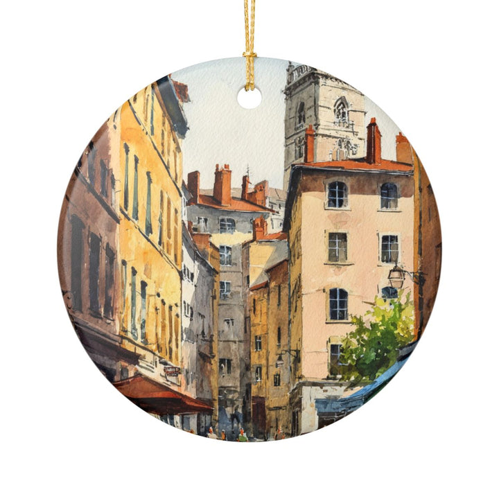 Lyon France Ornament: Unique Lyon Souvenir, Lyon France Xmas Decor, and Authentic Lyon Gift