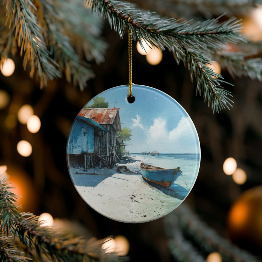 Maafushi Maldives Ornament: Unique Maafushi Maldives Souvenir, Maafushi Maldives Xmas Decor, and Authentic Maafushi Maldives Gift