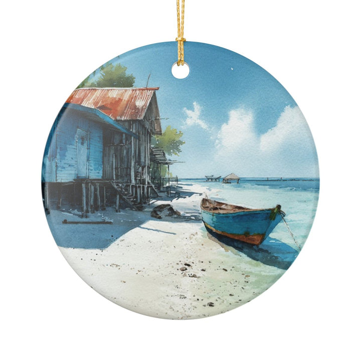 Maafushi Maldives Ornament: Unique Maafushi Maldives Souvenir, Maafushi Maldives Xmas Decor, and Authentic Maafushi Maldives Gift