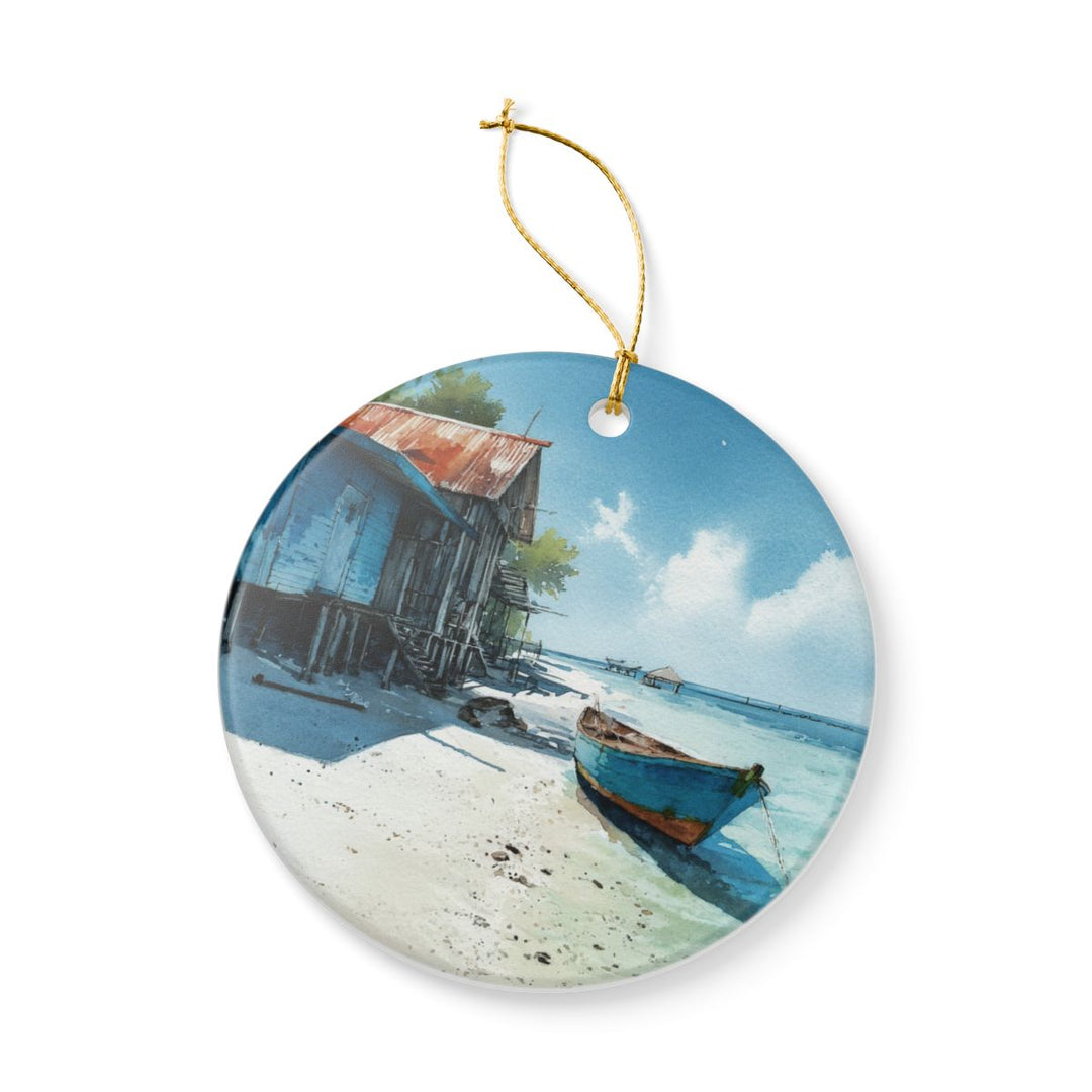 Maafushi Maldives Ornament: Unique Maafushi Maldives Souvenir, Maafushi Maldives Xmas Decor, and Authentic Maafushi Maldives Gift