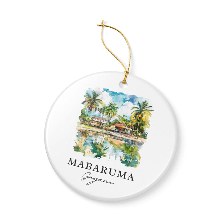Mabaruma Guyana Ornament: Unique Mabaruma Guyana Souvenir, Mabaruma Guyana Xmas Decor, and Authentic Mabaruma Guyana Gift