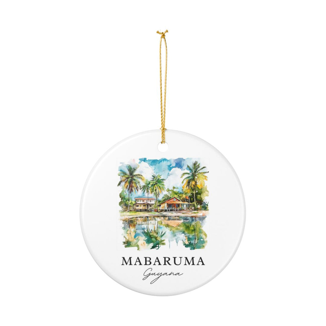 Mabaruma Guyana Ornament: Unique Mabaruma Guyana Souvenir, Mabaruma Guyana Xmas Decor, and Authentic Mabaruma Guyana Gift