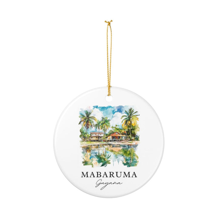 Mabaruma Guyana Ornament: Unique Mabaruma Guyana Souvenir, Mabaruma Guyana Xmas Decor, and Authentic Mabaruma Guyana Gift