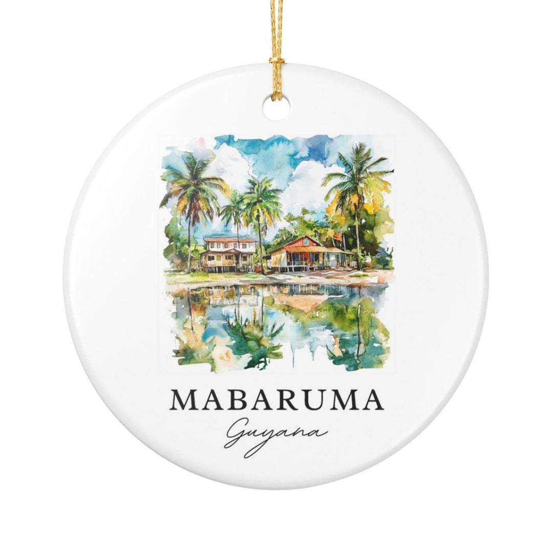 Mabaruma Guyana Ornament: Unique Mabaruma Guyana Souvenir, Mabaruma Guyana Xmas Decor, and Authentic Mabaruma Guyana Gift
